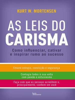 cover image of As Leis do Carisma